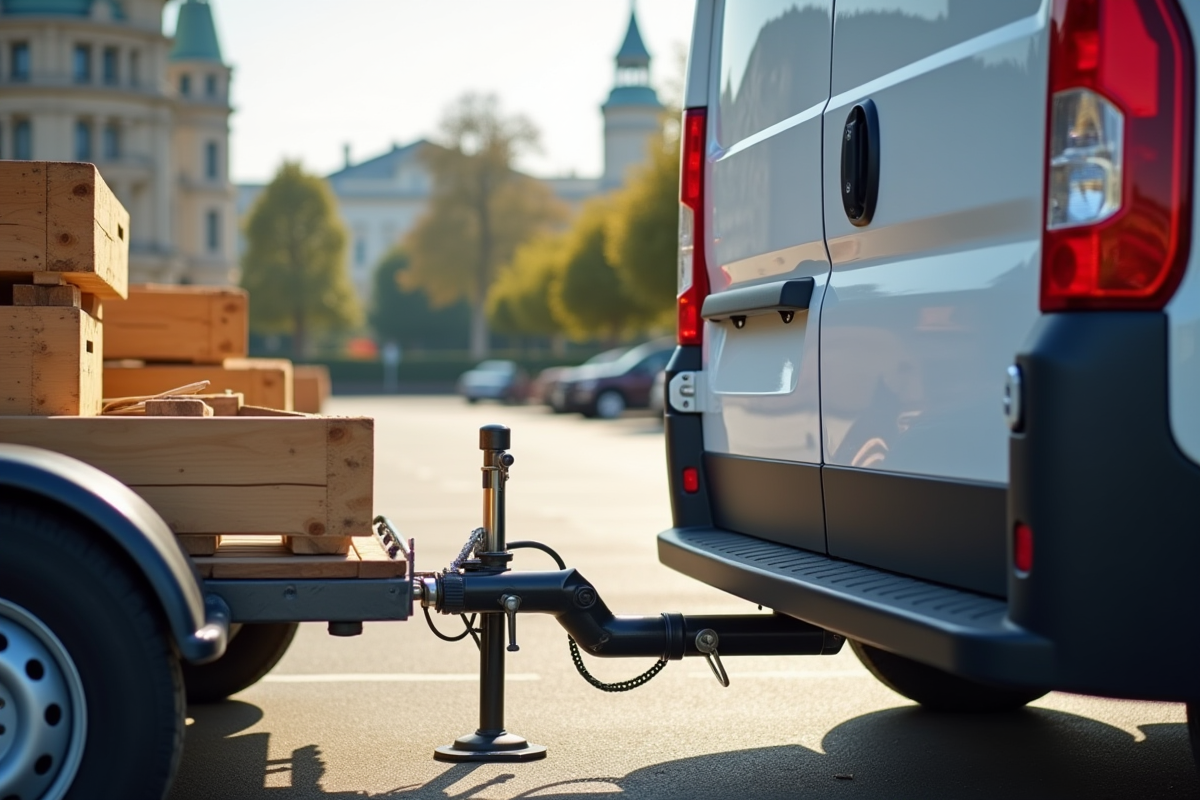 camionnette remorquage